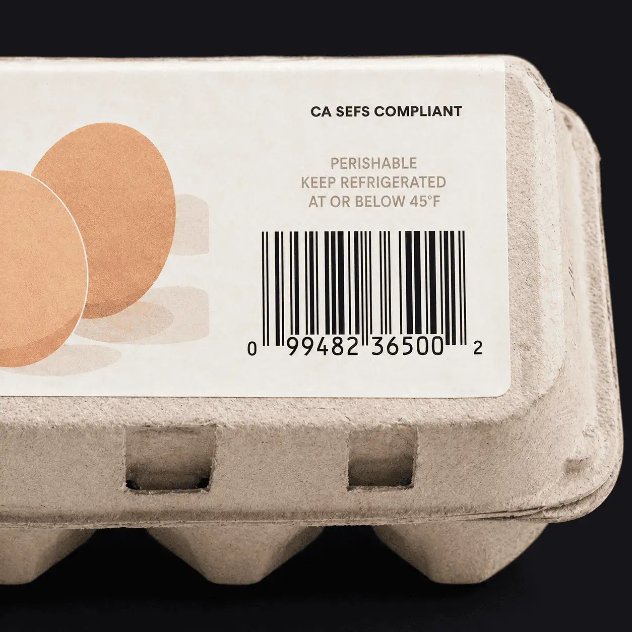 Eggs being scanned for keto macro tracking